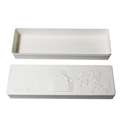 Custom Biodegradable Printing Paper Molded Pulp Tray Box For Holiday Gift Packaging